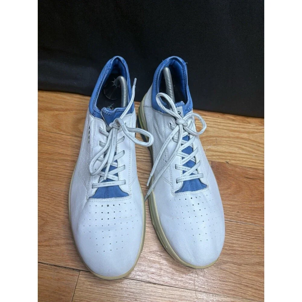 ECCO Men's Cool 18 GTX Golf Shoes Size 43 Gray Waterproof Gore Tex Spikes